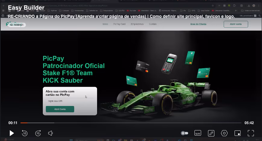 Easy Builder — primeiras entregas profissionais